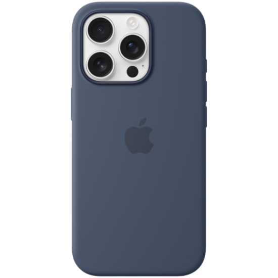 Picture of APPLE iPhone 16 Pro Silicone Case with MagSafe - Denim,Model A3315