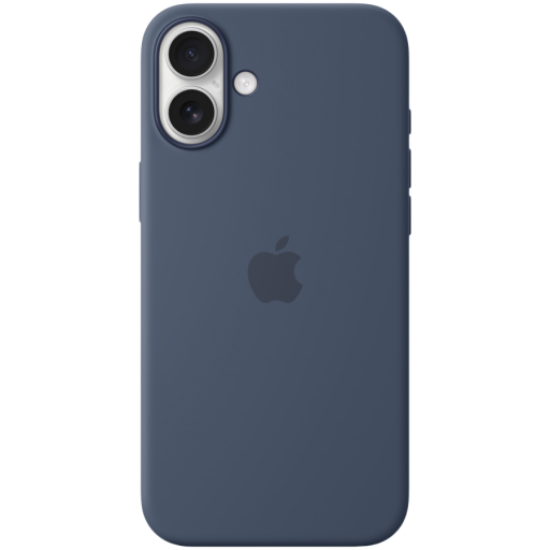Picture of APPLE iPhone 16 Plus Silicone Case with MagSafe - Denim,Model A3314