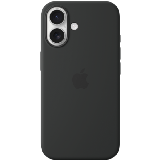 Picture of APPLE iPhone 16 Silicone Case with MagSafe - Black,Model A3313