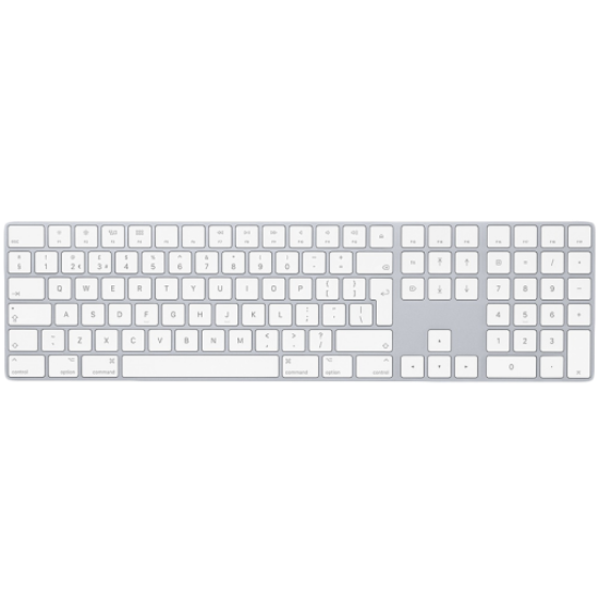 Picture of APPLE Magic Keyboard with Numeric Keypad - International English - Silver,Model A1843