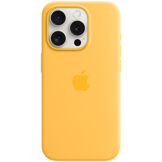 Picture of APPLE iPhone 15 Pro Silicone Case with MagSafe - Sunshine,Model A3125
