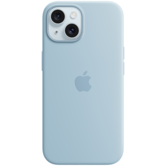 Picture of APPLE iPhone 15 Silicone Case with MagSafe - Light Blue,Model A3123