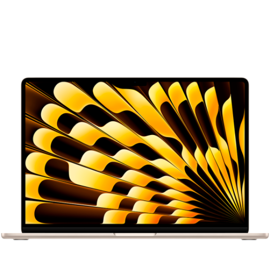 Picture of APPLE 15-inch MacBook Air: Apple M4 chip with 10-core CPU and 10-core GPU, 16GB, 512GB SSD - Starlight,Model A3241