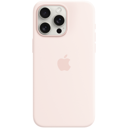 Picture of APPLE iPhone 15 Pro Max Silicone Case with MagSafe - Light Pink,Model A3126