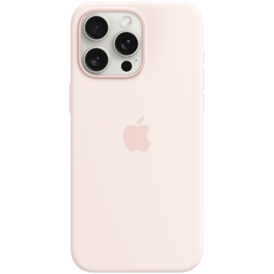 Picture of APPLE iPhone 15 Pro Max Silicone Case with MagSafe - Light Pink,Model A3126