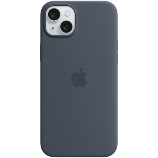 Picture of APPLE iPhone 15 Plus Silicone Case with MagSafe - Storm Blue,Model A3124