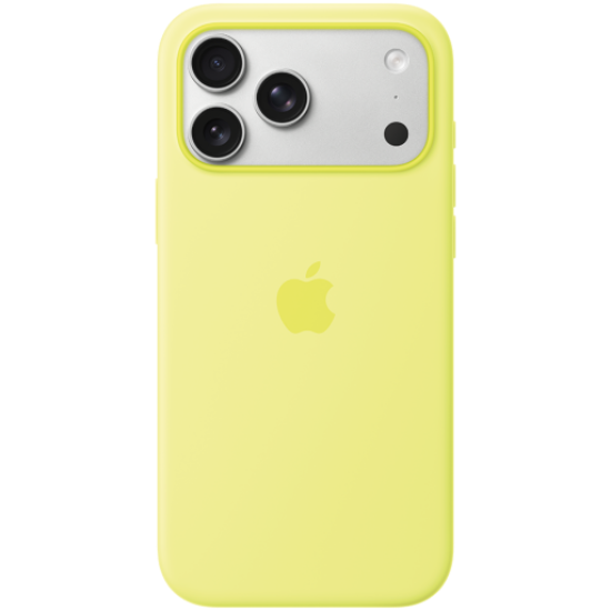 Picture of APPLE iPhone 17 Pro Max Silicone Case with MagSafe - Neon Yellow,Model A3560