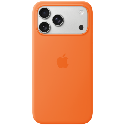 Picture of APPLE iPhone 17 Pro Max Silicone Case with MagSafe - Orange,Model A3560