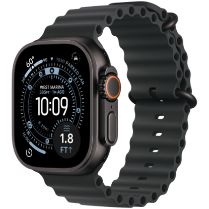 Picture of APPLE Apple Watch Ultra 3 GPS + Cellular 49mm Black Titanium Case with Black Ocean Band,Model A3281