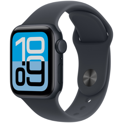 Picture of APPLE Apple Watch SE 3 GPS + Cellular 40mm Midnight Aluminium Case with Midnight Sport Band - S/M,Model A3326