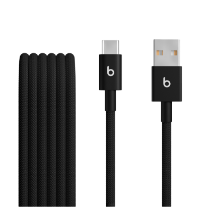 Picture of BEATS Beats USB-A to USB-C Woven Cables (1.5 m) - Bolt Black (2-Pack)