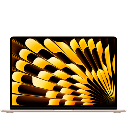 Picture of APPLE 15-inch MacBook Air: Apple M4 chip with 10-core CPU and 10-core GPU, 24GB, 512GB SSD - Starlight,Model A3241