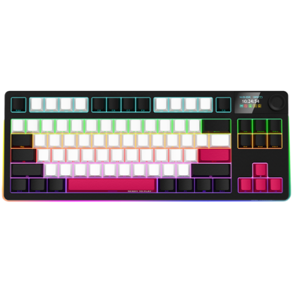 Picture of LORGAR LORGAR KBP70TKLW, Wireless TKL Mechanical Gaming Keyboard Pro, Black/red, EN layout