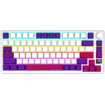 Picture of LORGAR LORGAR KBP7075W, Wireless 75% Mechanical Gaming Keyboard Pro, White, EN layout