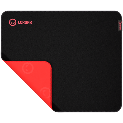 Picture of LORGAR Lorgar Main 325, Gaming mouse pad, Precise control surface, Red anti-slip rubber base, size: 500mm x 420mm x 3mm, weight 0.4kg