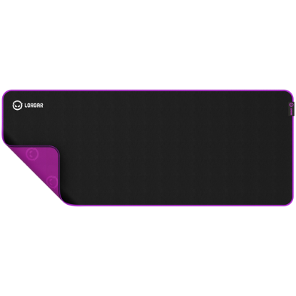 Picture of LORGAR Lorgar Main 319, Gaming mouse pad, High-speed surface, Purple anti-slip rubber base, size: 900mm x 360mm x 3mm, weight 0.6kg