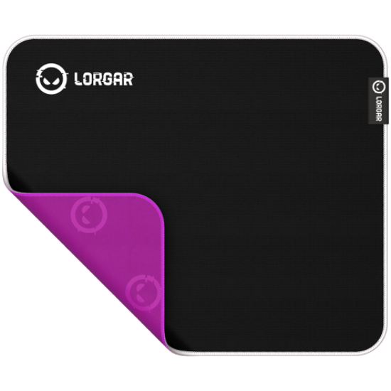 Picture of LORGAR Lorgar Legacer 753, Gaming mouse pad, Ultra-gliding surface, Purple anti-slip rubber base, size: 360mm x 300mm x 3mm, weight 0.23kg