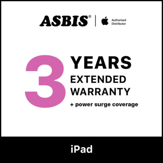 Picture of ASBIS Additional 3-year warranty + power surge coverage for iPAD MINI