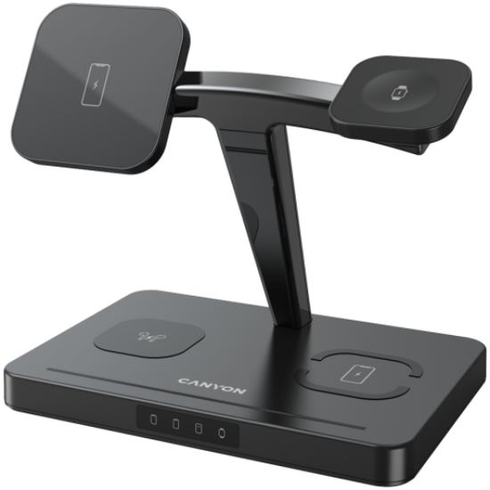 Picture of CANYON CANYON wireless charger WS-404 15W 4in1 Black