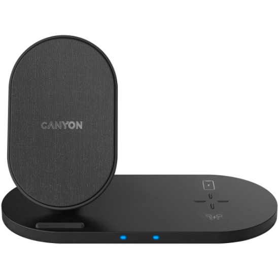 Picture of CANYON CANYON wireless charger WS-202 10W 2in1 Black