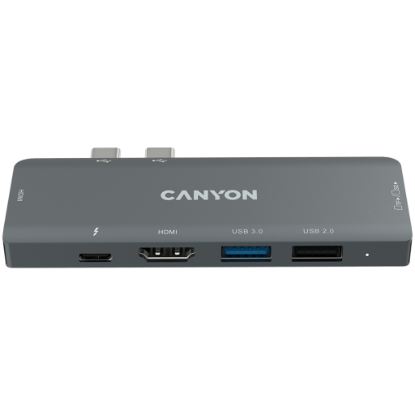 Picture of CANYON CANYON hub DS-5 7in1 Thunderbolt 3 Space Grey