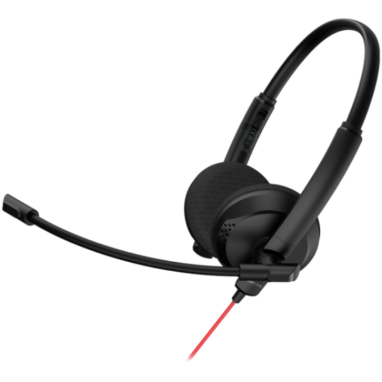 Picture of CANYON CANYON PC headset HS-07 PC Mic 3.5/USB Flat 2.8m Black