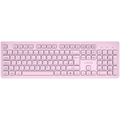 Picture of CANYON CANYON keyboard HKB-W01 UK/US AAA Wireless Pink