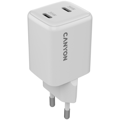 Picture of CANYON CANYON charger CU35CC GaN 35W 2xPD EU White