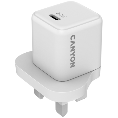 Picture of CANYON CANYON charger CU20C GaN 20W 1xPD UK  White