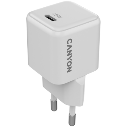 Picture of CANYON CANYON charger CU20C GaN 20W 1xPD EU White