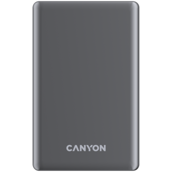 Picture of CANYON CANYON power bank OnPower 505 slim Magnetic 5000 mAh PD20W Dark Grey