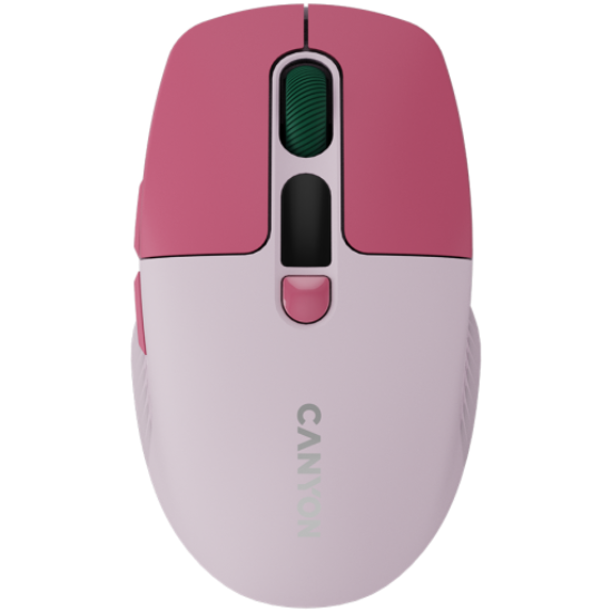 Picture of CANYON CANYON mouse MW-26 LCD Silent Dual Mode Wireless Pink