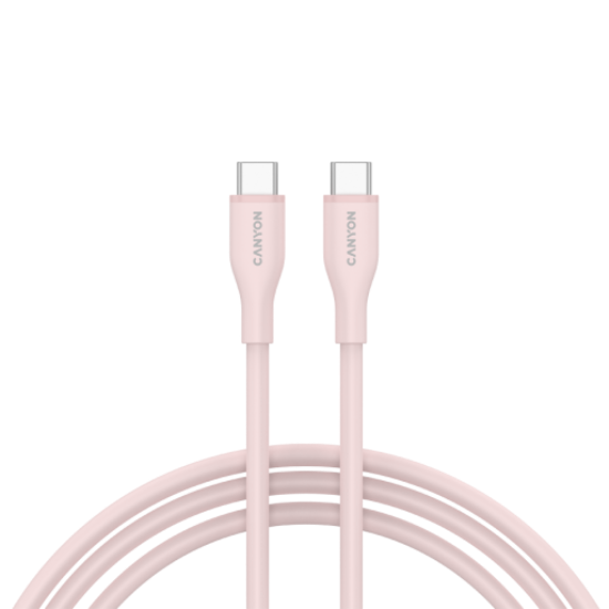 Picture of CANYON CANYON cable CC60SC10 C-C 60W 1m Silicon Pink Sand
