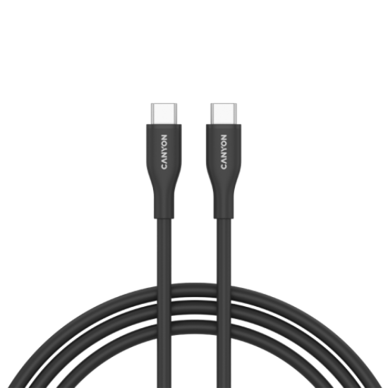 Picture of CANYON CANYON cable CC60SC10 C-C 60W 1m Silicon Black