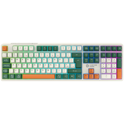 Picture of CANYON CANYON keyboard Shadder GKW-11 Mech RGB UK/US Wireless White