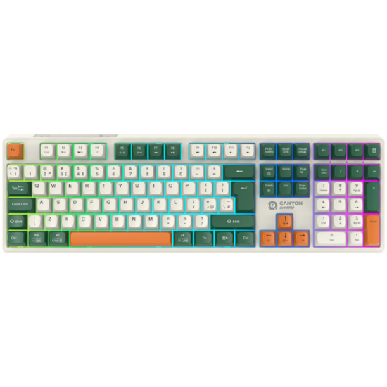 Picture of CANYON CANYON keyboard Shadder GKW-11 Mech RGB UK/US Wireless White
