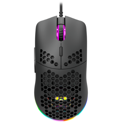 Picture of CANYON CANYON Puncher GM-11, Gaming Mouse with 7 programmable buttons, Pixart 3519 optical sensor, 4 levels of DPI and up to 4200, 5 million times key life, 1.65m Ultraweave cable, UPE feet and colorful RGB lights, Black, size:128.5x67x37.5mm, 105g