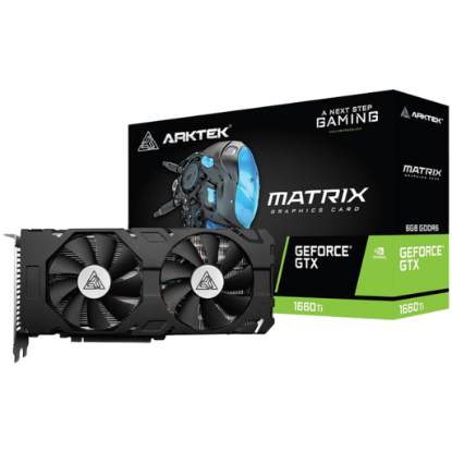 Picture of ARKTEK Arktek Geforce GTX1660Ti GDDR6 6GB 192BIT Twin Fans Graphics Card