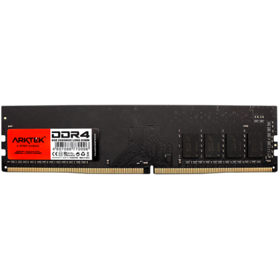Picture of ARKTEK Arktek Memory 8GB DDR4 PC-3200 DIMM RAM Module for PC Desktop