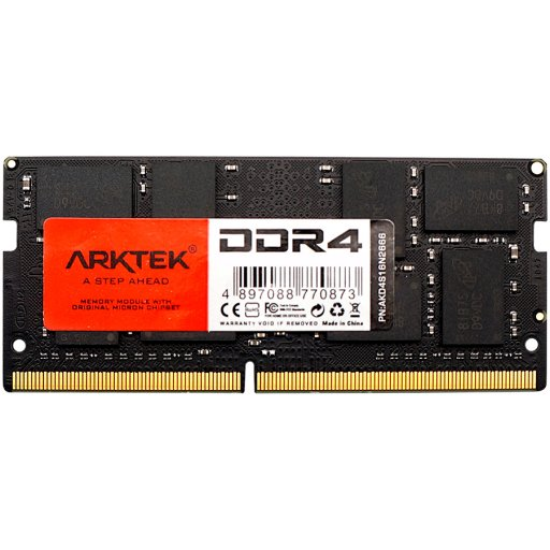 Picture of ARKTEK Arktek Memory 16GB DDR4 PC-3200 SO-DIMM RAM Module for Notebook