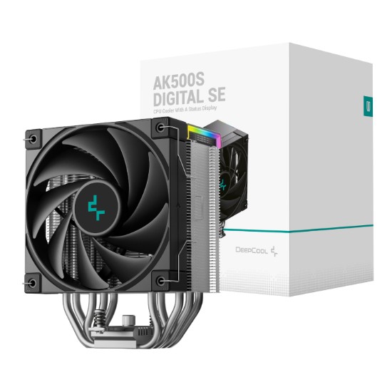 Picture of DeepCool AK500S Digital 120mm Air CPU Cooler - Black