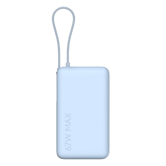 Picture of Xiaomi 67W Power Bank 10000mAh (Integrated Cable) - Ice Blue