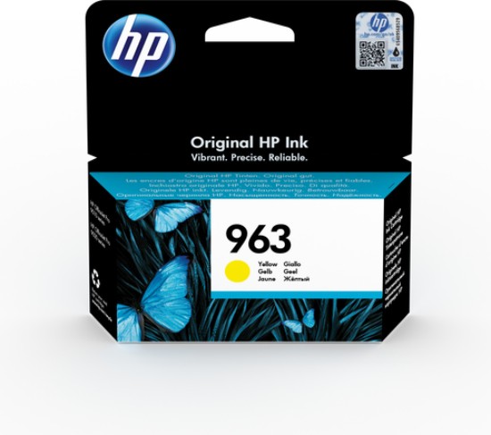 Picture of HP # 963 YELLOW ORIGINAL INK CARTRIDGE
