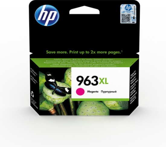 Picture of HP # 963XL HIGH YIELD MAGENTA ORIGINAL INK CARTRIDGE