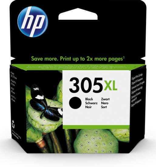 Picture of HP #305XL HIGH YIELD BLACK ORIGINAL INK CARTRIDGE - HP 2720/4120