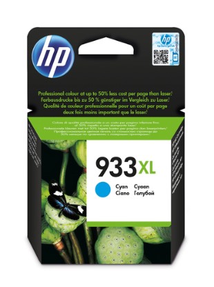 Picture of HP 933XL CYAN OFFICEJET INK CARTRIDGE