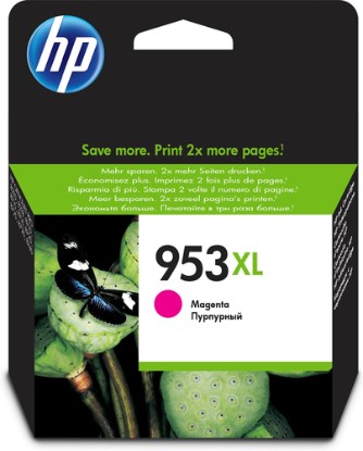 Picture of HP 953XL HIGH YIELD MAGENTA ORIGINAL INK CARTRIDGE