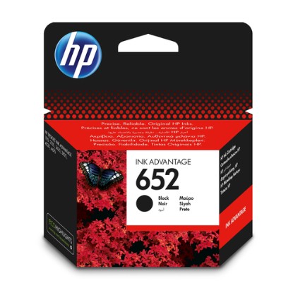 Picture of HP 652 BLACK INK CARTRIDGE INK ADVANTAGE 3835