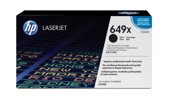 Picture of HP 649X HI-CAP BLACK TONER CARTRIDGE