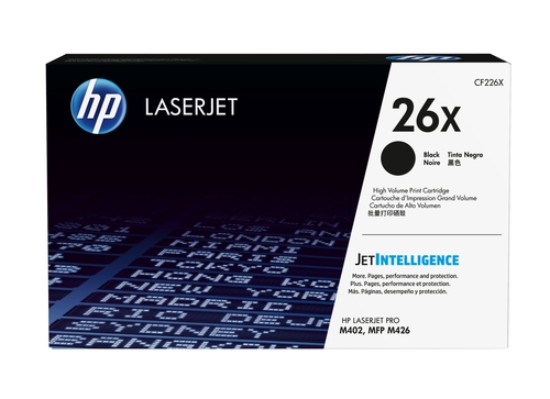Picture of HP 26X BLACK LASERJET M402/MFP M426 TONER CARTRIDGE